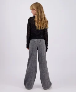 Meisjes longsleeve zwart
