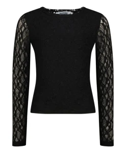 Meisjes longsleeve zwart