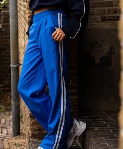 meisjes pantalon blauw