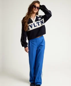 meisjes pantalon blauw