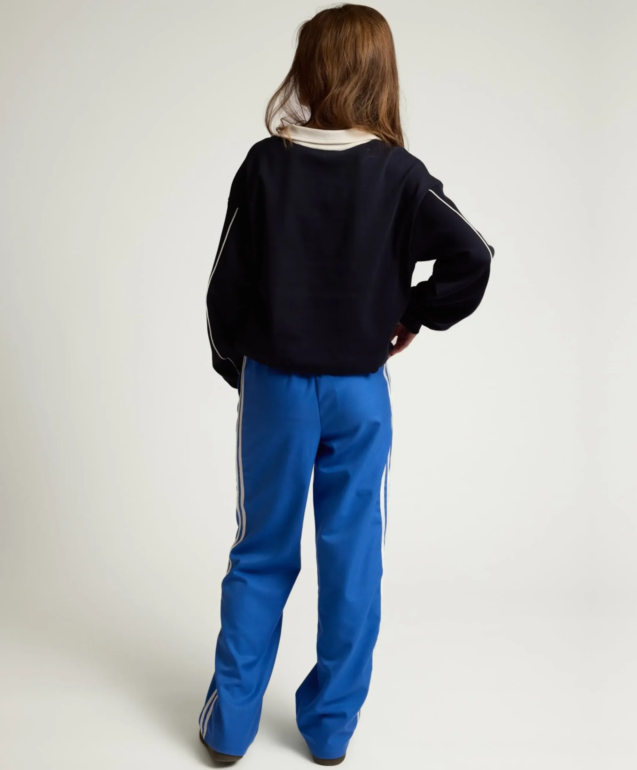 meisjes pantalon blauw
