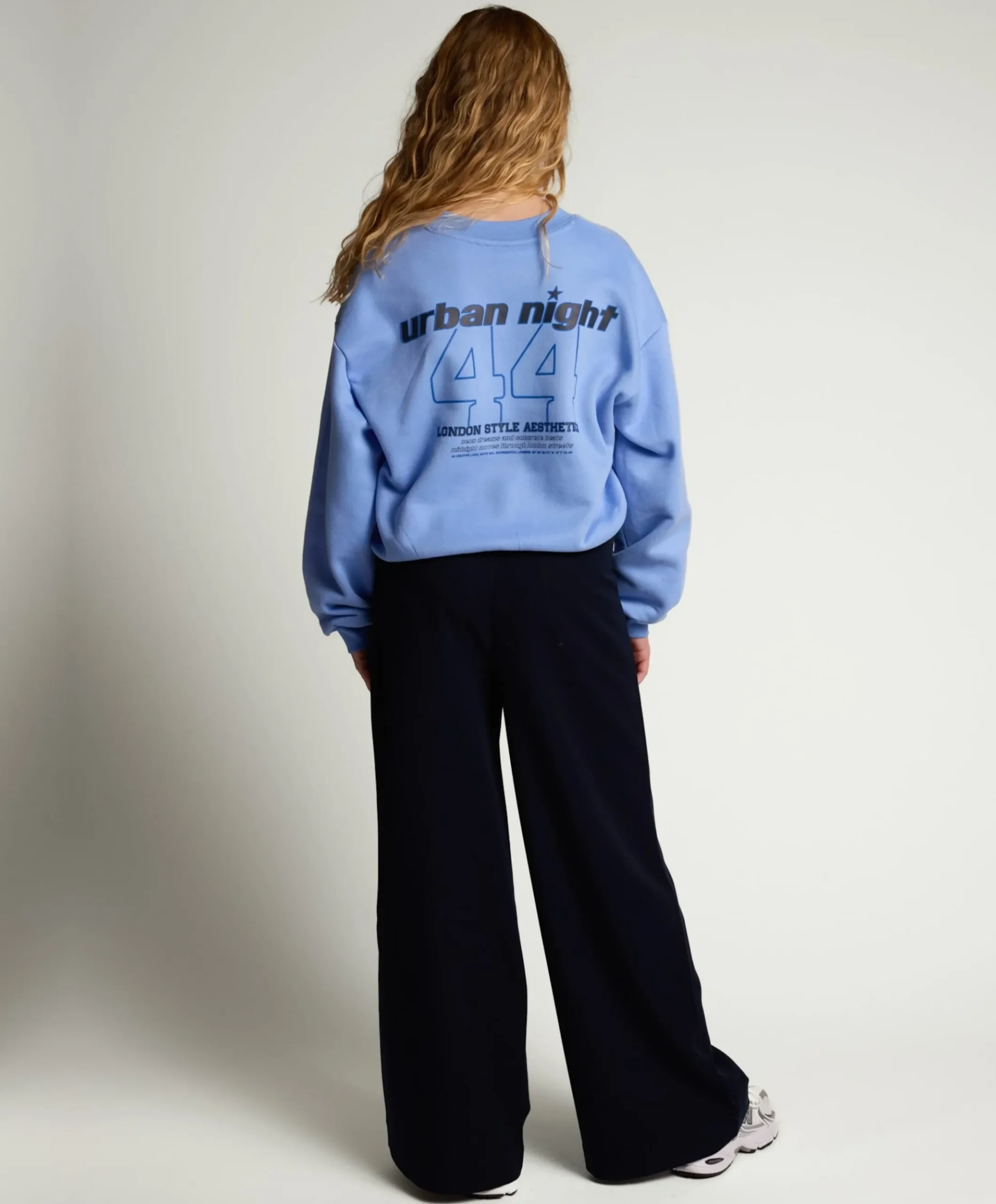 meisjes pantalon blauw