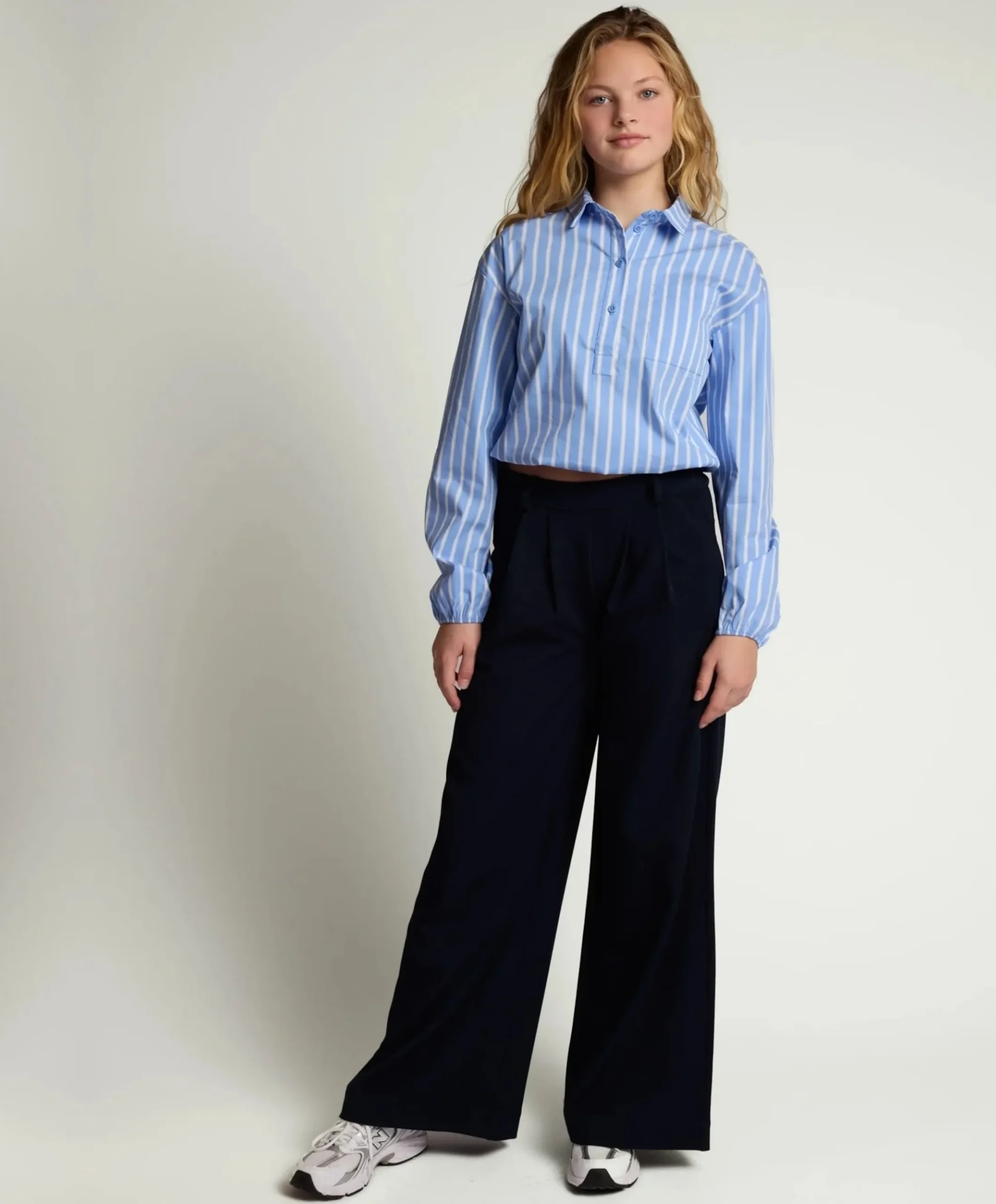 meisjes pantalon blauw