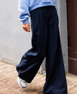 meisjes pantalon blauw