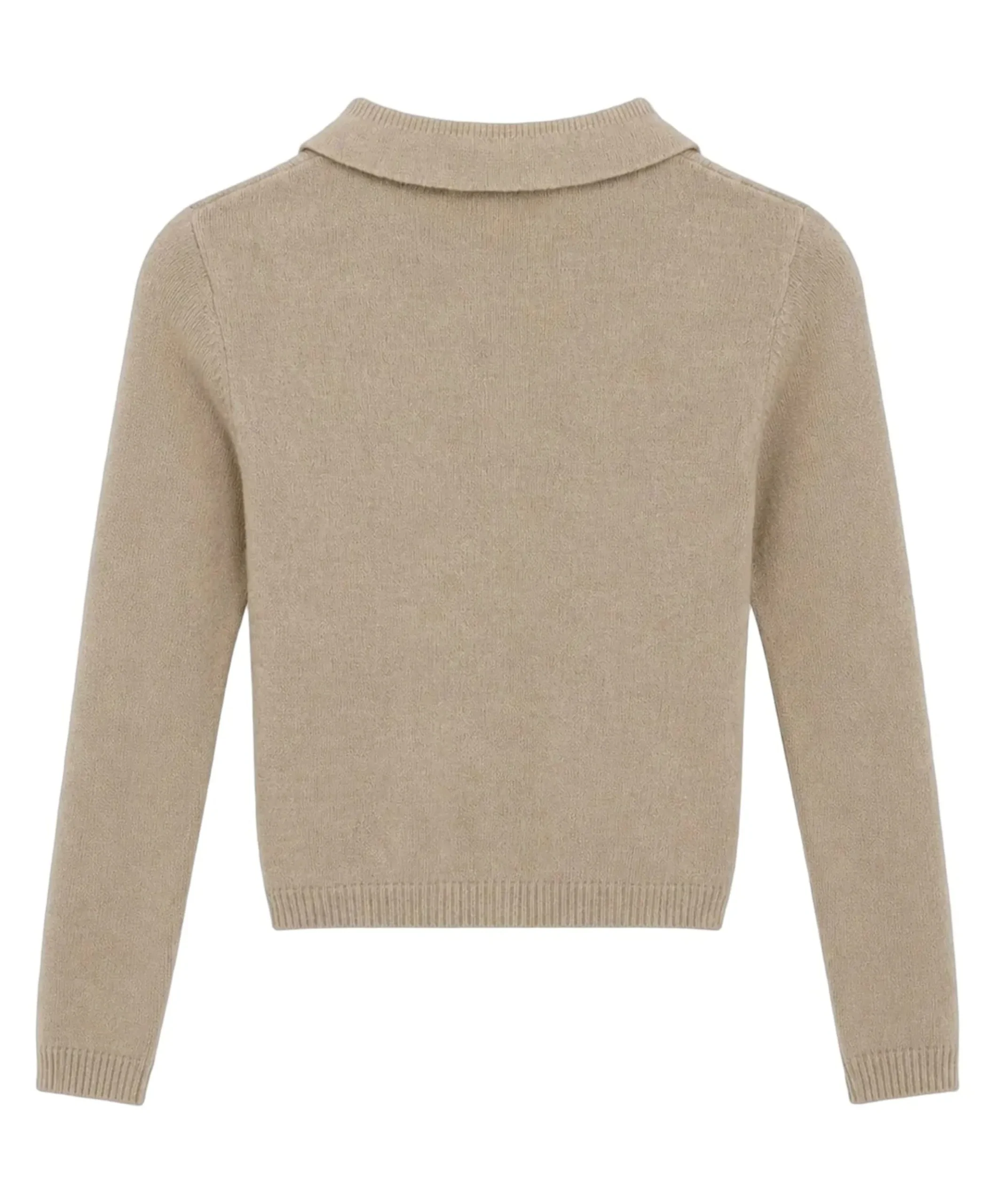 Meisjes polo beige
