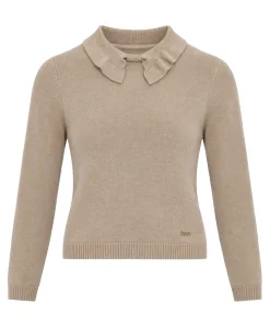 Meisjes polo beige