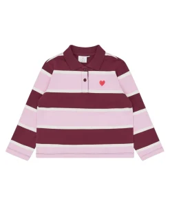 Meisjes polo bordeaux