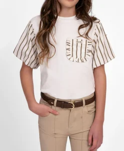 Meisjes riem bruin