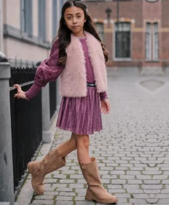 Meisjes rok bordeaux