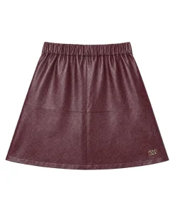 Meisjes rok bordeaux