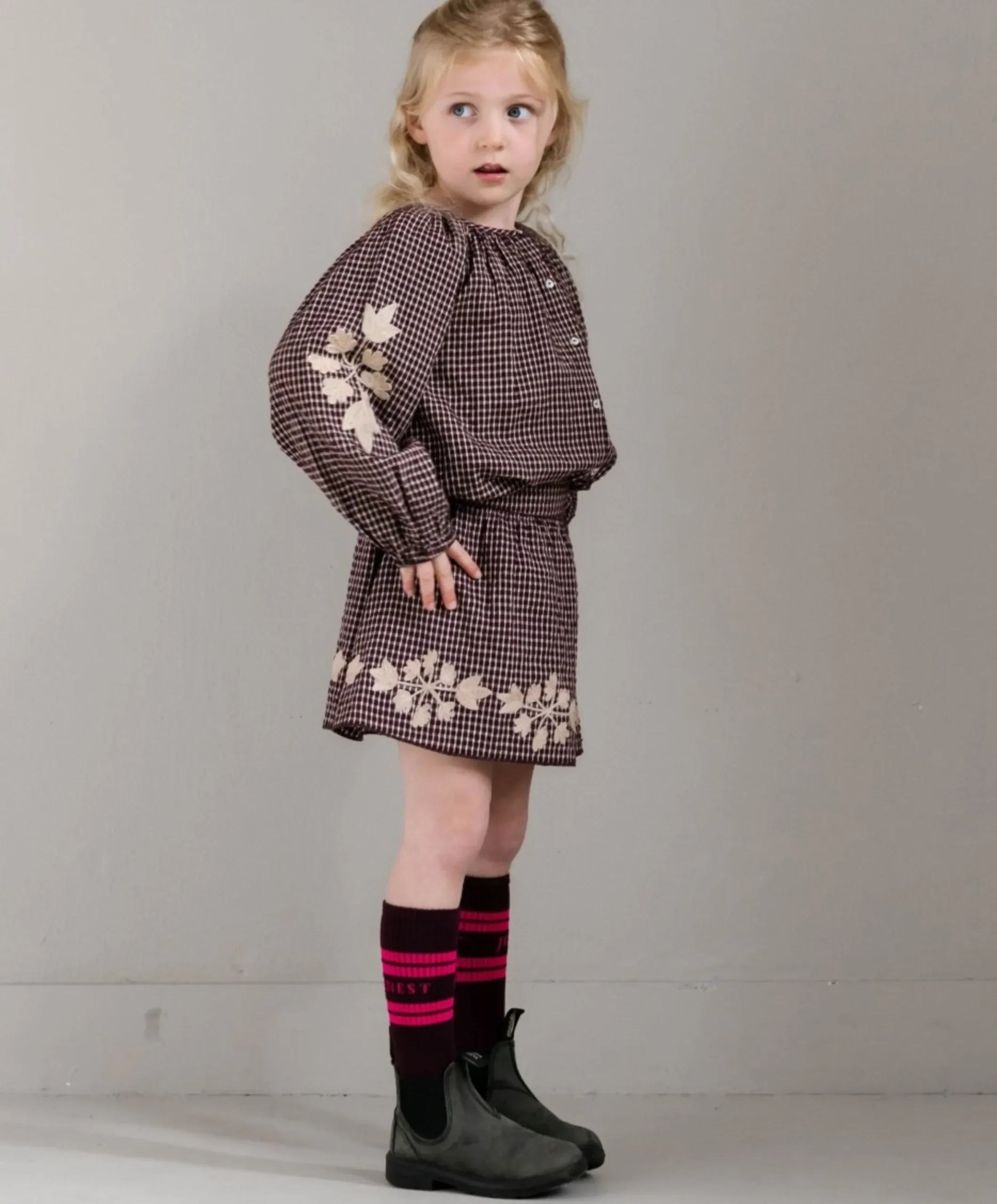 Meisjes rok bordeaux