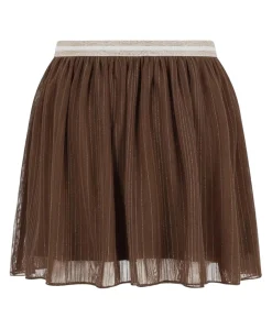 Meisjes rok bruin