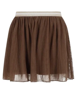 Meisjes rok bruin