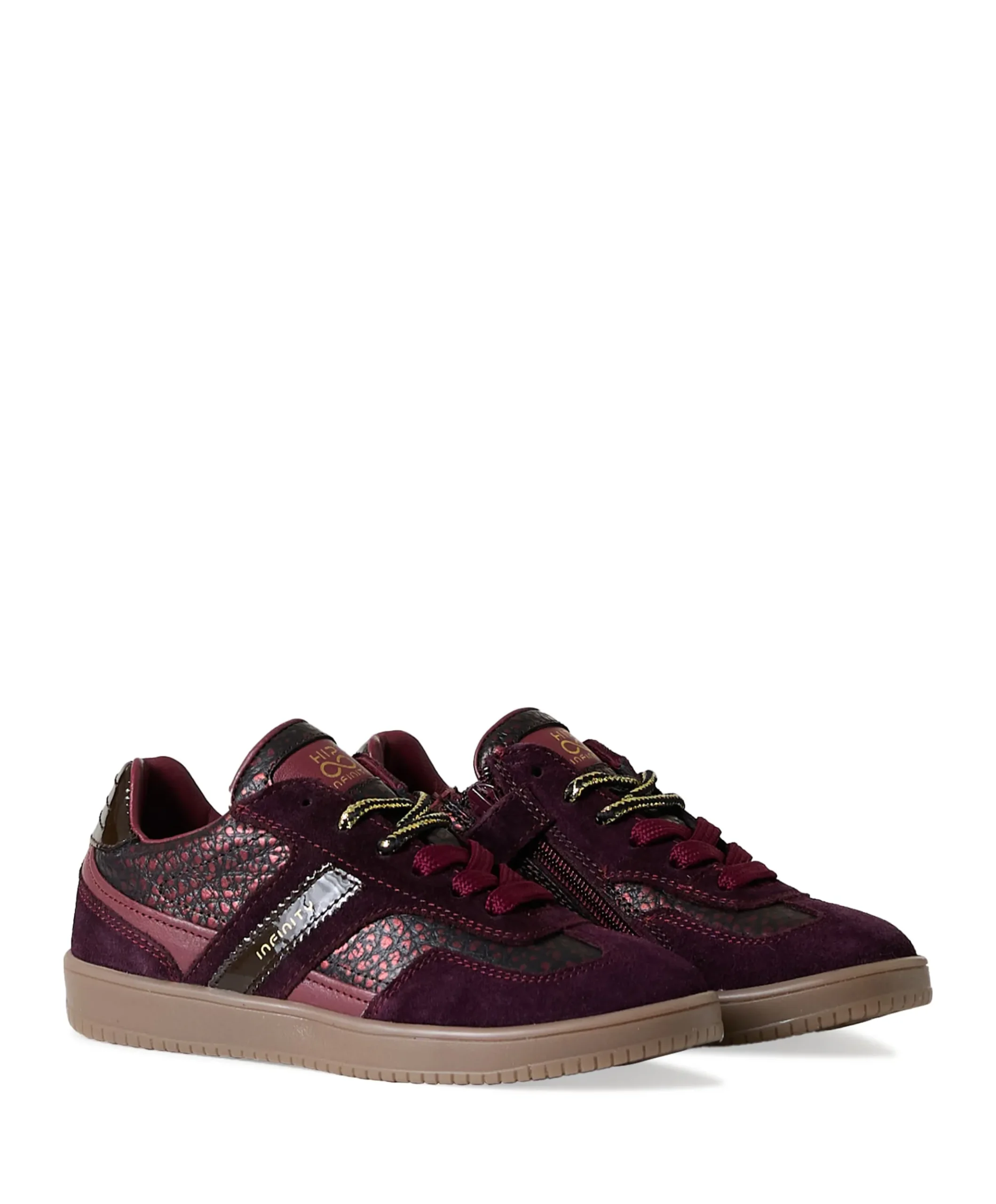 meisjes sneakers bordeaux