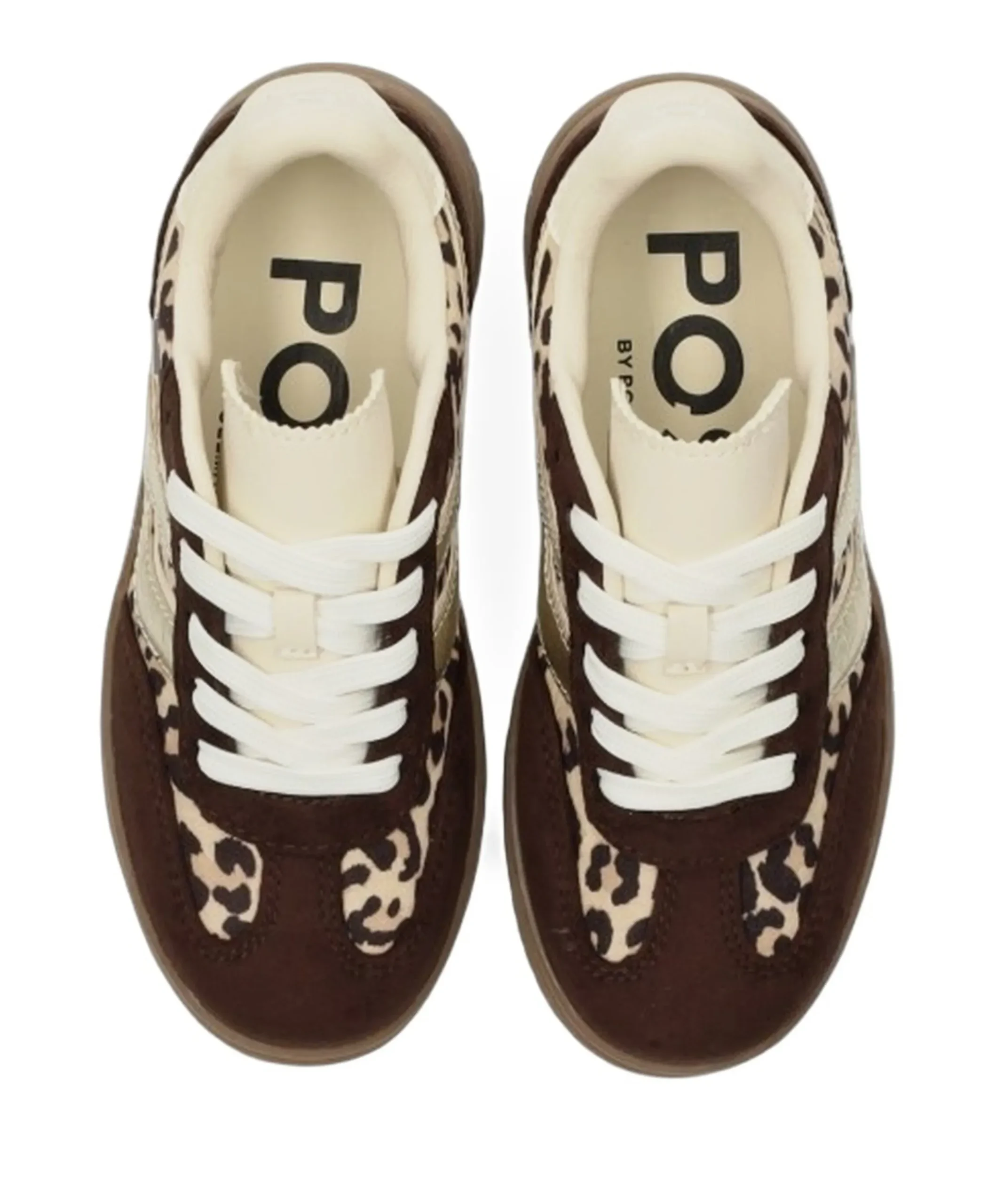 meisjes sneakers bruin