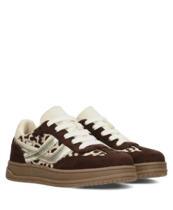 meisjes sneakers bruin