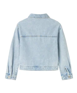 Meisjes spijkerjas blauw