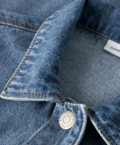 Meisjes spijkerjas blauw