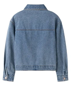 Meisjes spijkerjas blauw