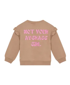Meisjes sweater beige