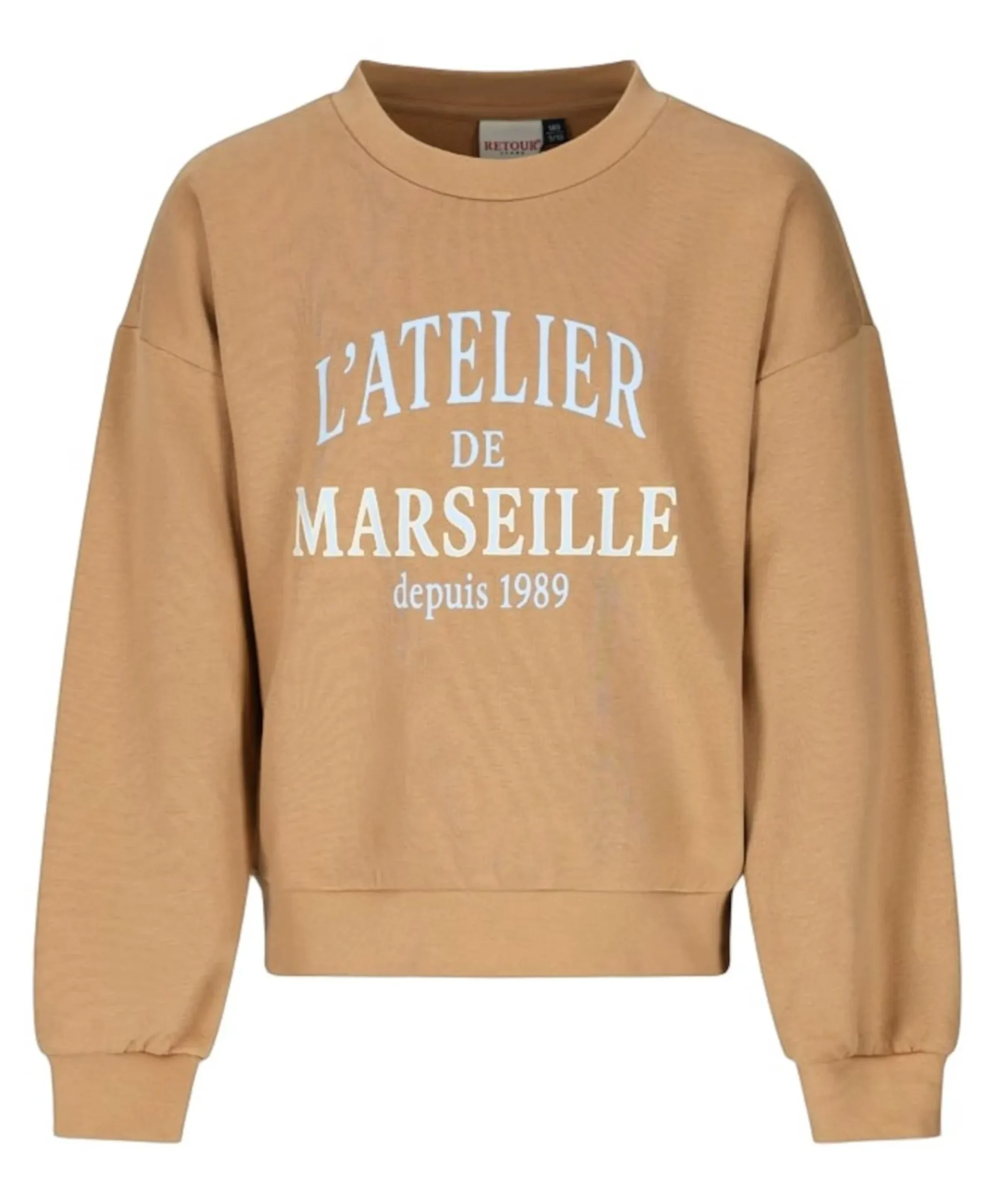 Meisjes sweater beige
