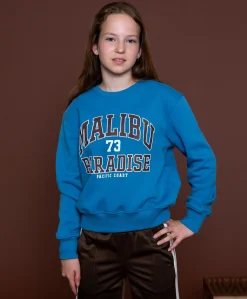 Meisjes sweater blauw