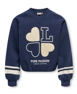 Meisjes sweater blauw
