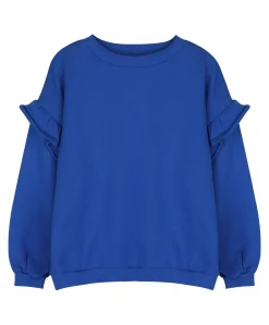 Meisjes sweater blauw