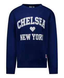 Meisjes sweater blauw