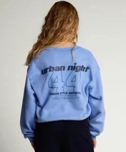 Meisjes sweater blauw