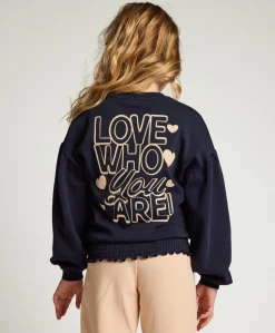 Meisjes sweater blauw