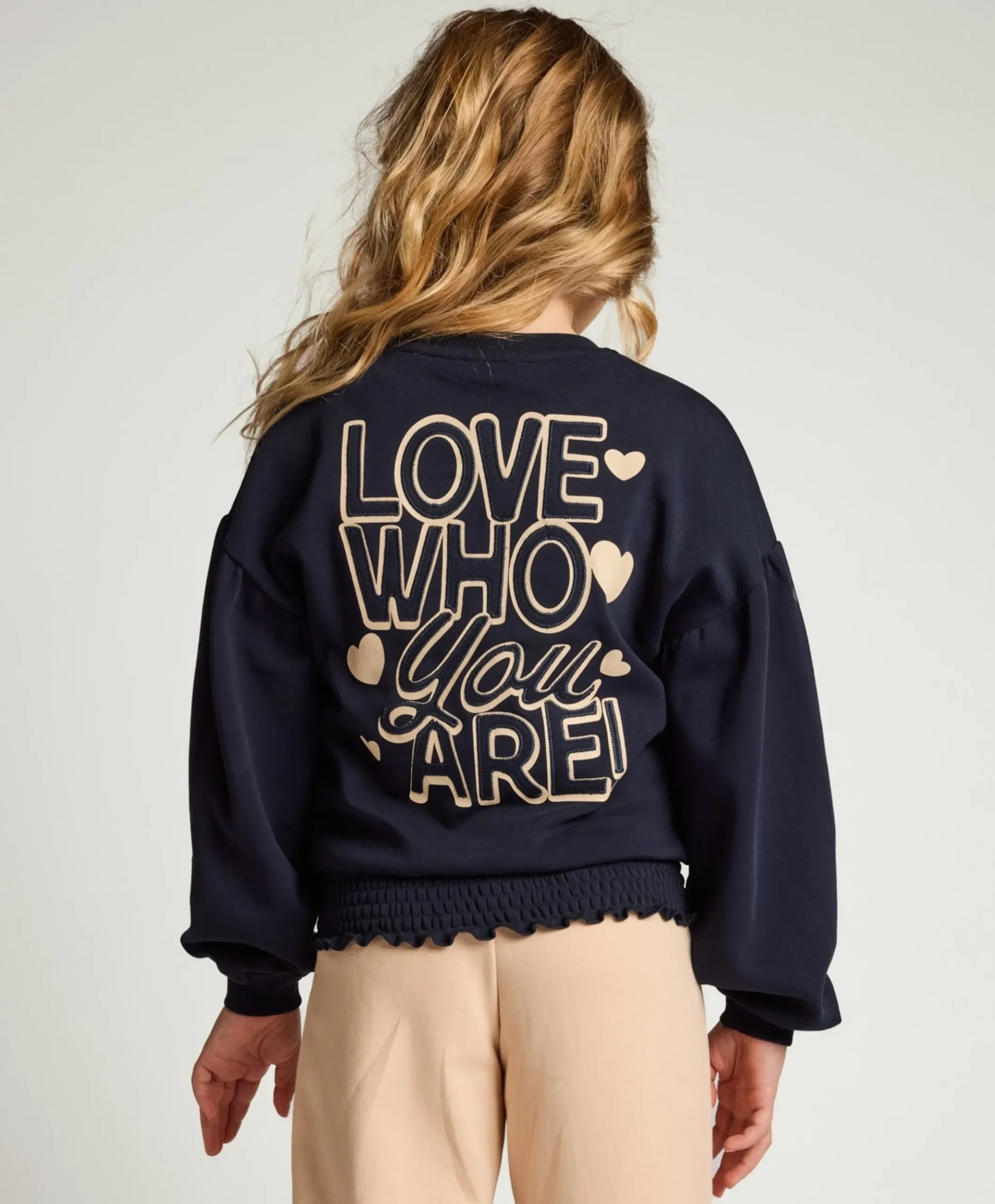 Meisjes sweater blauw