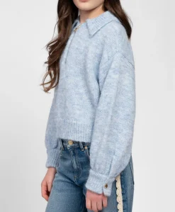 Meisjes sweater blauw