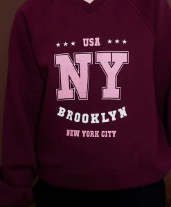 Meisjes sweater bordeaux