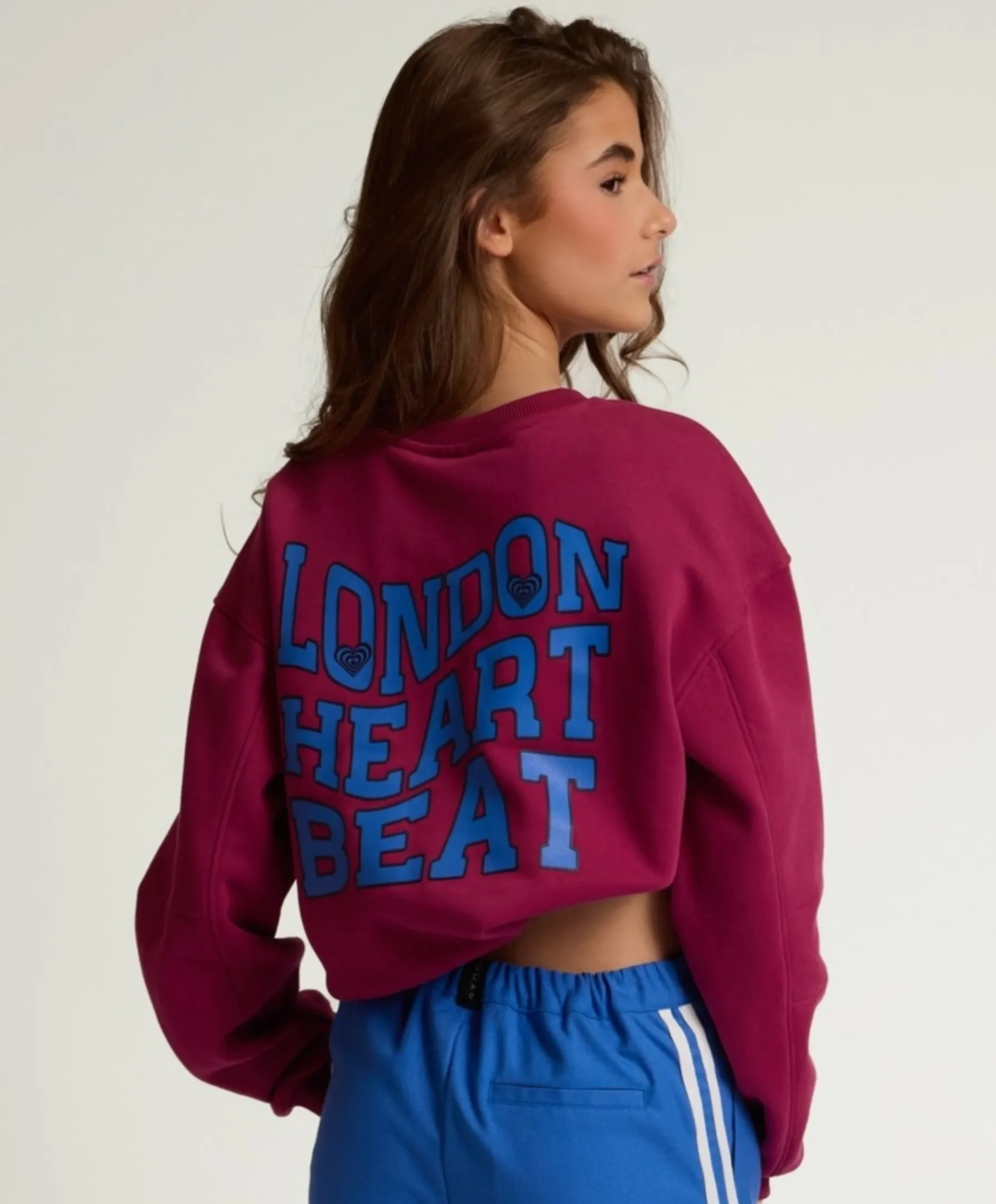 Meisjes sweater bordeaux