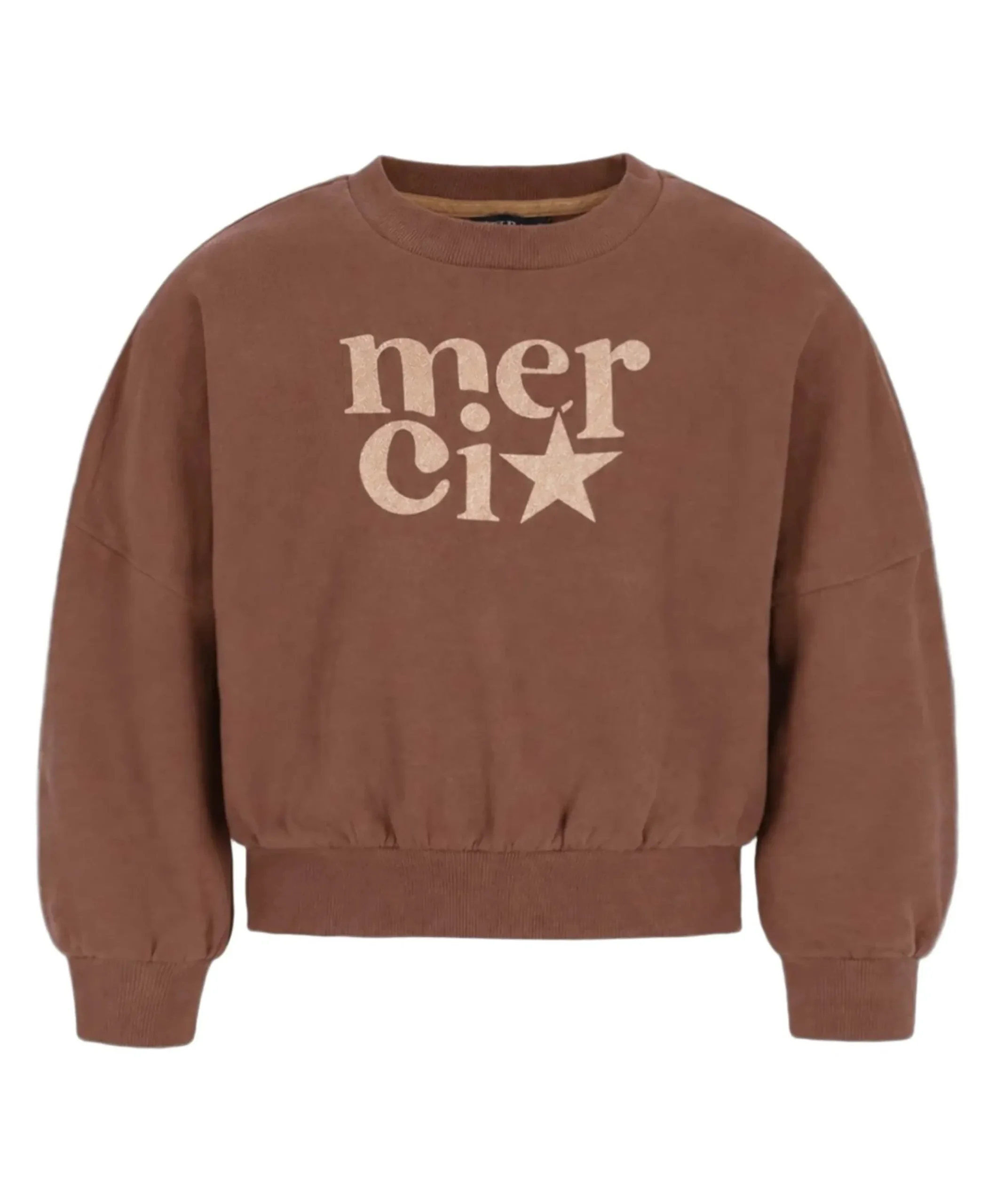 Meisjes sweater bruin
