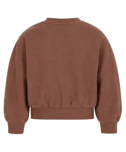 Meisjes sweater bruin