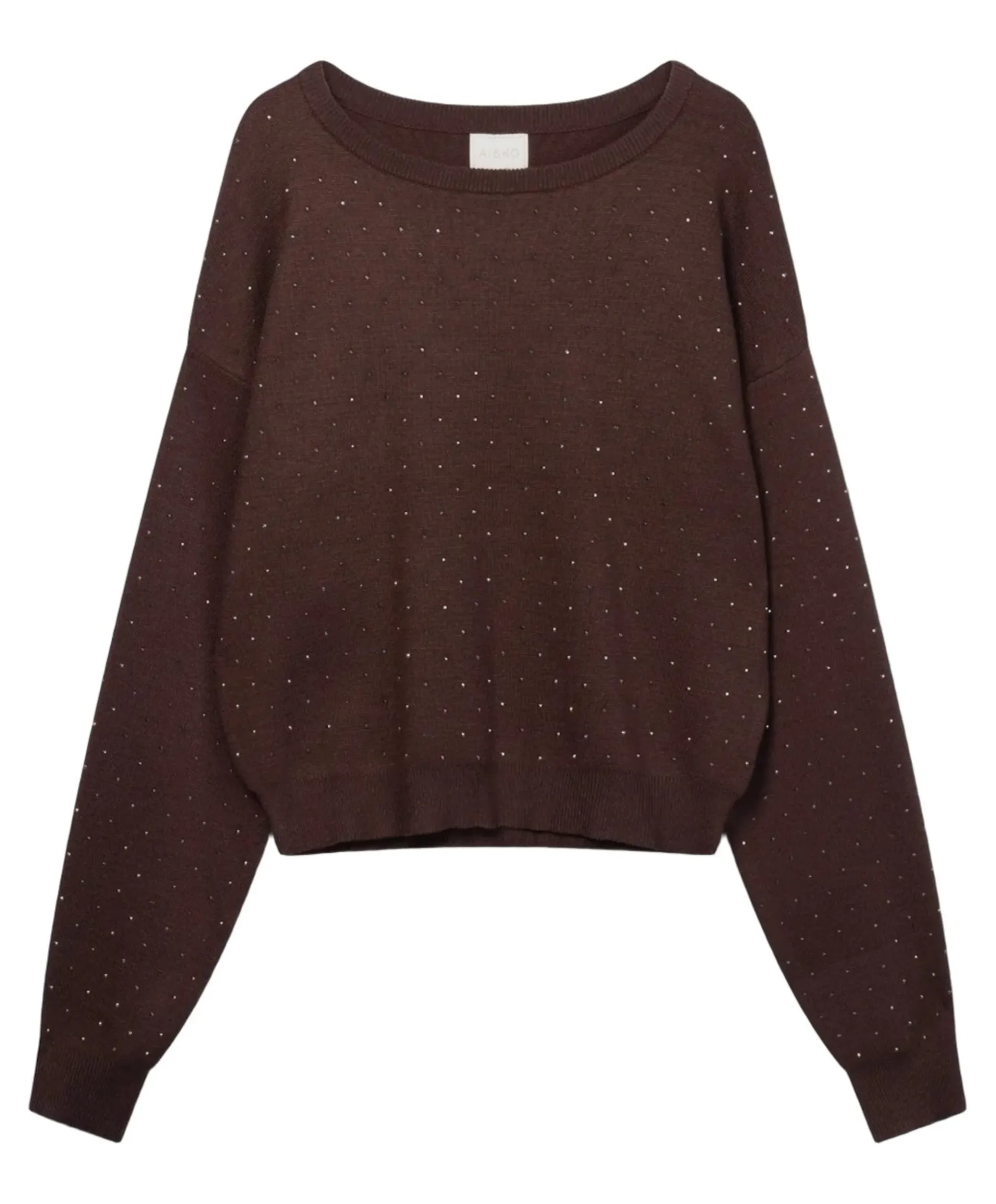Meisjes sweater bruin