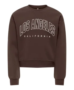 Meisjes sweater bruin