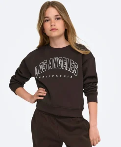 Meisjes sweater bruin