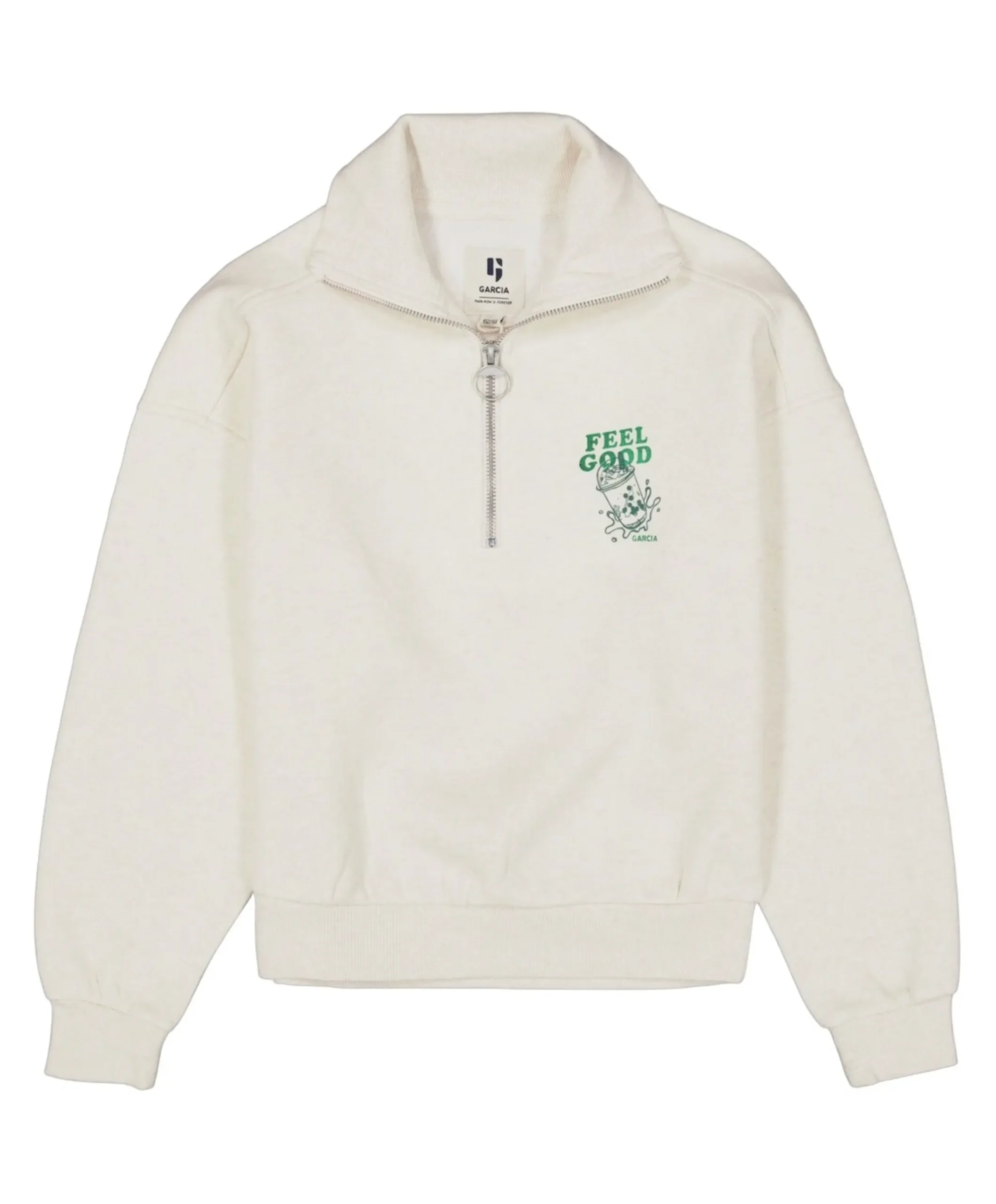 Meisjes sweater ecru