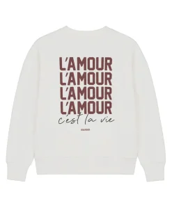 Meisjes sweater ecru
