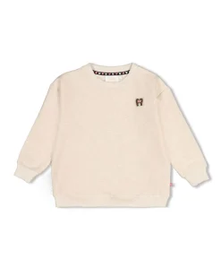Meisjes sweater ecru