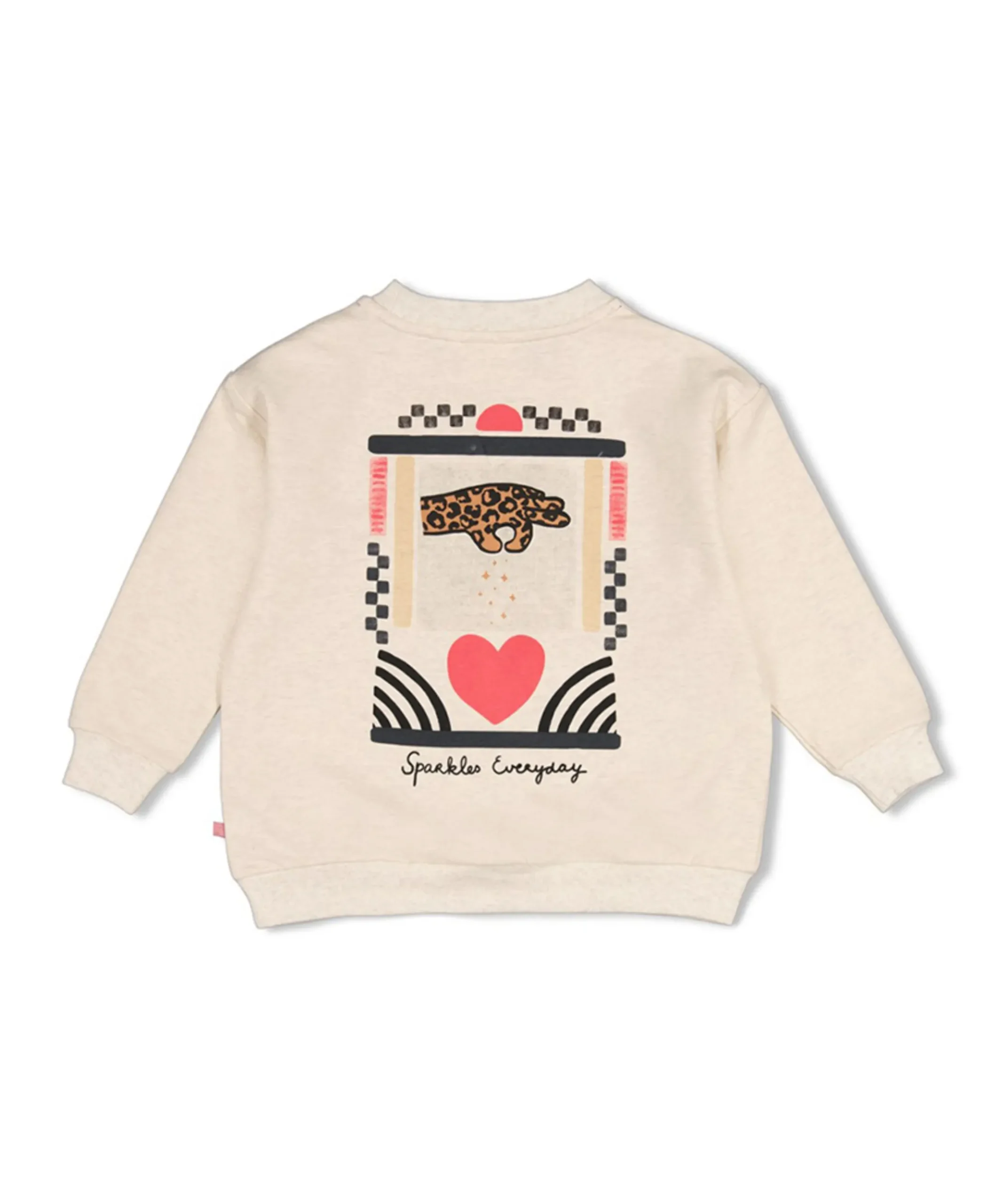 Meisjes sweater ecru