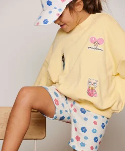 Meisjes sweater geel
