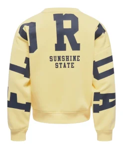 Meisjes sweater geel
