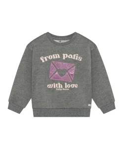 Meisjes sweater grijs