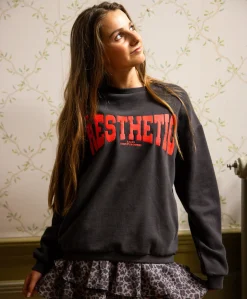 Meisjes sweater grijs