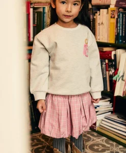 Meisjes sweater grijs