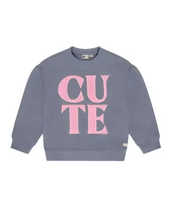 Meisjes sweater grijs